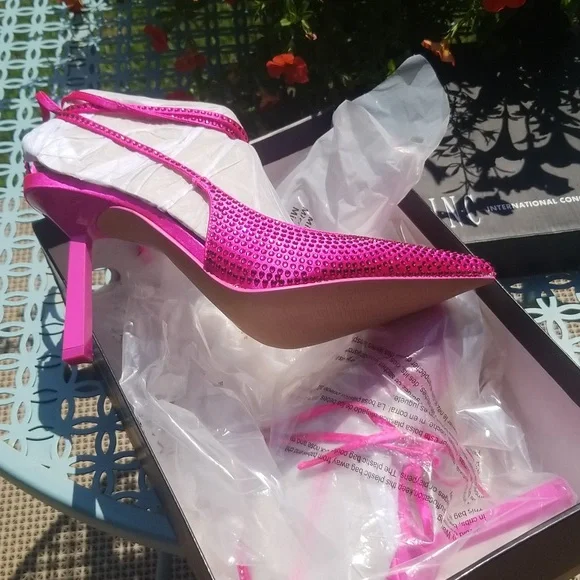 INC Sandaze Ankle-Tie Pumps Size 8 NIB - Picture 1 of 5